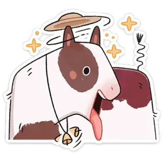 🥵 犬, ブルテリア, 漫画, 動物, 面白い, 可愛い, 間抜け, ペット telegram sticker