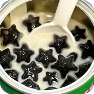 🫥 Boba, Bubble Tea, Kulki tapioki, Deser, Napój telegram sticker