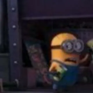 😨 Minion Despicable Me minion, cartoon, movie, character telegram sticker
