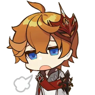 😪 Tartaglia Genshin Impact Anime, Jeu, Personnage, Genshin Impact, Tartaglia, Childe whatsapp sticker
