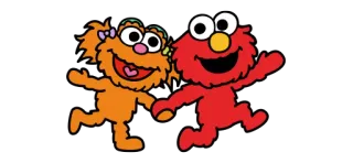 👯 Elmo Sesame Street เอลโม, เซซามีสตรีท, ตัวละคร, การ์ตูน telegram sticker