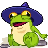 Frog Witch telegram stickers