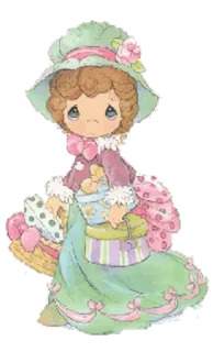 😃 momentos especiales, muñeca, vintage, lindo, niña, flores, regalos whatsapp sticker