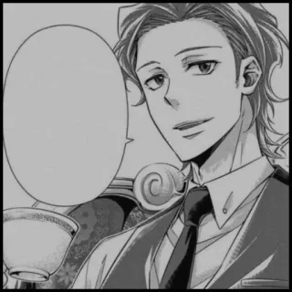 🕸️ William James Moriarty Moriarty the Patriot Anime, Manga, Moriarty, Postać, Portret, Sztuka telegram sticker