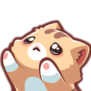 👍 gato, lindo, animal, pegatina, gatito, mascota whatsapp sticker