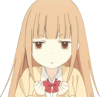 😠 anime, girl, cute, character telegram sticker