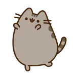 😸 Pusheen cat, pusheen, cute, animated, sticker, internet, cartoon telegram sticker