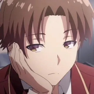 😏 Ayanokoji Kiyotaka Classroom of the Elite anime, classroom of the elite, ayanokoji kiyotaka, manga, school telegram sticker