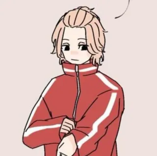 〰 アニメ, マンガ, カートゥーン, キャラクター, ジャケット, かわいい telegram sticker
