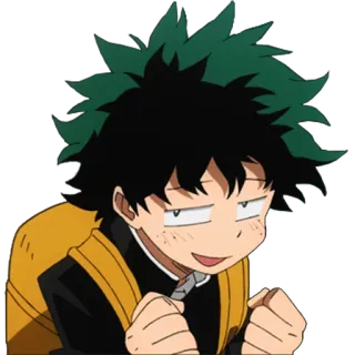 😳 Izuku Midoriya My Hero Academia Anime, My Hero Academia, Izuku Midoriya, Deku, Sticker telegram sticker