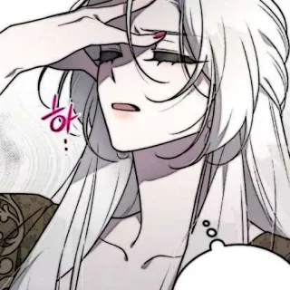 🕊 하 женщина, аниме, манга, персонаж, выражение, лицо telegram sticker