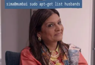 🤔 sima@mumbai sudo apt-get list husbands 面白い, 結婚, linux, プログラミング, コマンドライン, 恋愛, 検索 telegram sticker