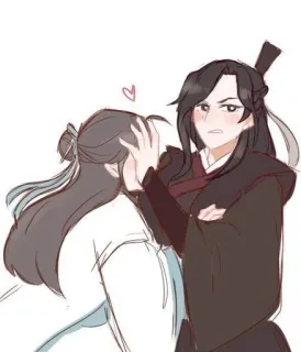 🍃 卡通, 人物, 爱, 心, LGBT whatsapp sticker