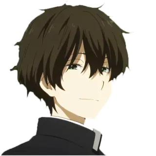 😏 Houtarou Oreki Hyouka Anime, Postać, Manga, Portret telegram sticker