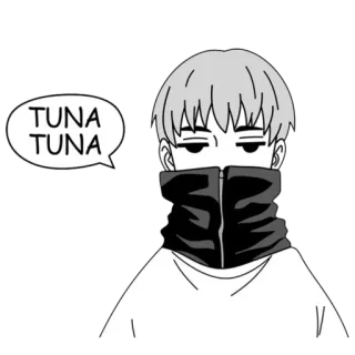 😐 Inumaki Toge Jujutsu Kaisen TUNA
TUNA Anime, Manga, Jujutsu Kaisen, Inumaki Toge, Sticker, Atún whatsapp sticker