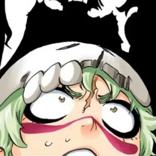 ⚔ Neliel Tu Oderschvank Bleach anime, manga, śmieszne, zaskoczony telegram sticker