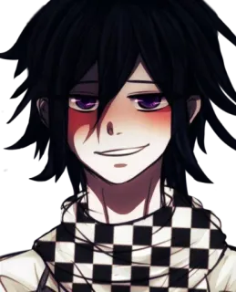☺️ Kokichi Oma Danganronpa V3: Killing Harmony 애니메이션, 만화, 단간론파, 오마 코키치, 캐릭터 telegram sticker