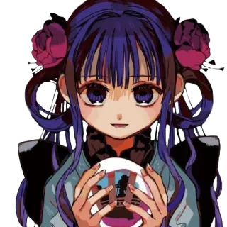 😈 Nene Yashiro Toilet-bound Hanako-kun Anime, Mangá, Nene Yashiro, Hanako-kun: Ligado ao Banheiro telegram sticker
