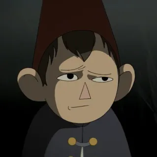 🍫 Wirt Over the Garden Wall 卡通, 动画, 角色, 花园墙外, 沃特, 悲伤 telegram sticker