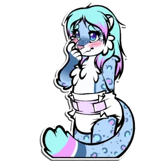 😊 furry leopard telegram sticker