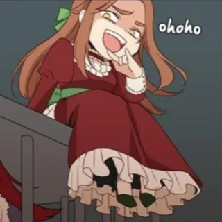 👾 ohoho Anime, Manga, Dessin animé, Personnage, Rire, Femme telegram sticker
