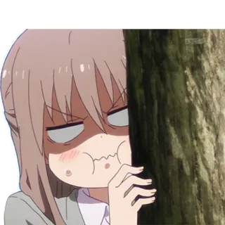 😠 anime, girl, expression, angry, sticker telegram sticker