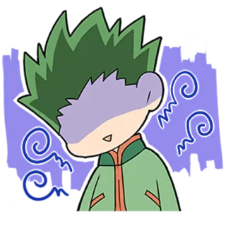 😓 Gon Freecss Hunter x Hunter Anime, Kartun, Gon, Hunter x Hunter telegram sticker