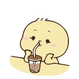 🥤 かわいい, 飲む, 飲み物, カワイイ, マンガ, 愛らしい telegram sticker