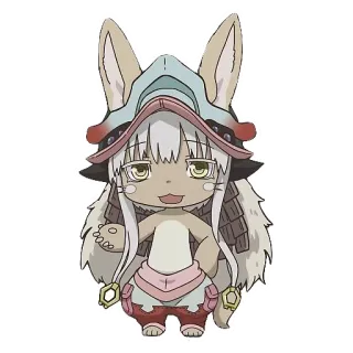 😄 Nanachi Made in Abyss Anime, Desenho animado, Fofo, Chibi, Coelho, Nanachi, Made in Abyss telegram sticker
