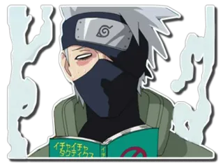 😍 Kakashi Naruto Icha Icha Tactics anime, kakashi, naruto, manga, ichataka telegram sticker