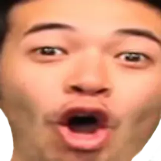 😮 pog, poggers, Twitch, emote, meme, chocado, animado whatsapp sticker