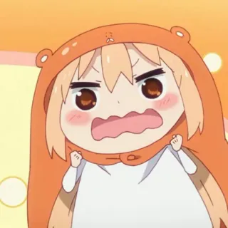 🍫 Umaru Doma Himouto! Umaru-chan Anime, Umaru, Himouto, Dibujos animados, Enojado, Lindo telegram sticker