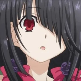 🍷 Kurumi Tokisaki Date A Live anime, girl, date a live, kurumi tokisaki, character telegram sticker