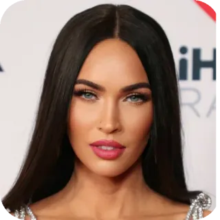 💇 Megan Fox woman, actress, celebrity, portrait, person, beautiful telegram sticker