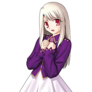 😕 Illyasviel von Einzbern Fate/stay night Аниме, Персонаж, Илиясвиль, Fate Stay Night, Fate telegram sticker