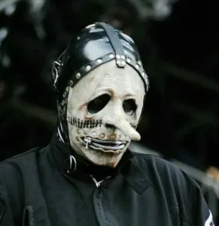 😐 Slipknot, Маска, Музыка, Группа, Хэви-метал telegram sticker