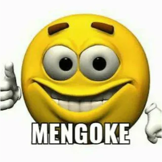 👍 MENGOKE emoji, smile, thumbs up telegram sticker