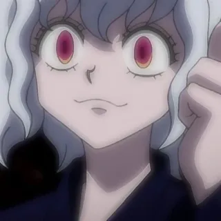 🧊 Neferpitou Hunter x Hunter anime, character, white hair, villain, neferpitou telegram sticker