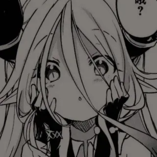 🖤 哦? Аниме, Манга, Девушка, Милый, Мультфильм, Иллюстрация telegram sticker