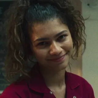 💉 Zendaya actress, smile, portrait, celebrity telegram sticker