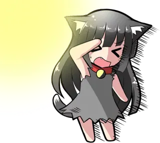 ☀ Аниме, Няша, Плачущий, Грустный, Кавай telegram sticker