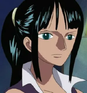 👑 Nico Robin One Piece Anime, Personnage, Nico Robin, One Piece whatsapp sticker