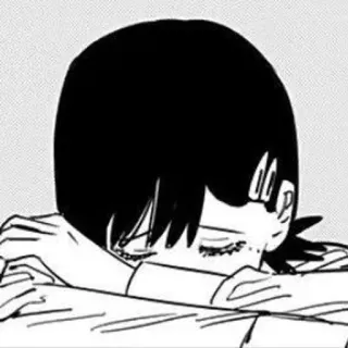 🌟 Kobeni Higashiyama Chainsaw Man Anime, Manga, Kobeni, Chainsaw Man, Traurig, Mädchen whatsapp sticker