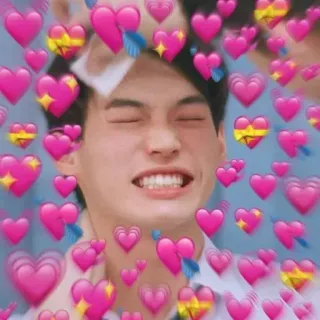 💗 corações, amor, carinho, fofo, retrato, pessoa, emoções telegram sticker