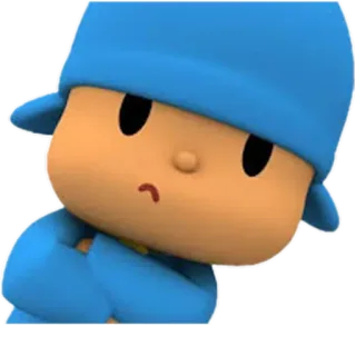 🕳 Pocoyo desenho animado, criança, personagem, menino, TV telegram sticker