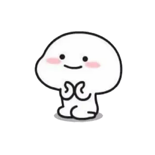 😁 carino, cartone animato, sorridente, kawaii, blob, felice telegram sticker