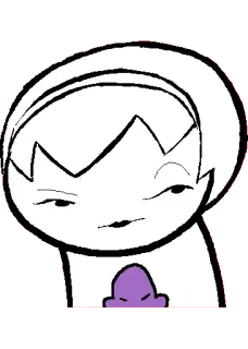 😒 Rose Lalonde Homestuck Rose Lalonde, Homestuck, Webcomic, Charakter whatsapp sticker