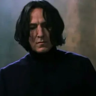 😔 Severus Snape Harry Potter Severus Snape, Harry Potter, Alan Rickman, Giáo sư, Phù thủy telegram sticker