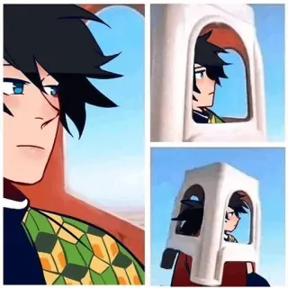🌊 Giyu Tomioka Demon Slayer Anime, Karakter, Giyu Tomioka, Lucu, Demon Slayer telegram sticker