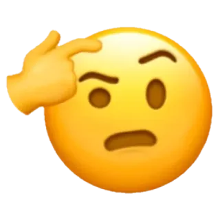 ✨ 이모지, 생각, 손가락 총, 밈 telegram sticker